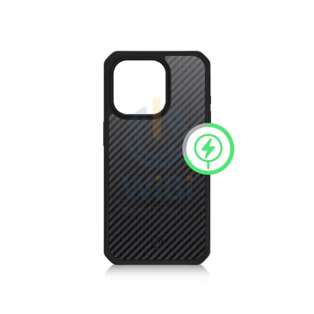 Itskins Ballistic Carbon Magsafe Case - Apple iPhone 15 Pro / Black Accessories > Mobiles & Tablets > Mobiles > Covers