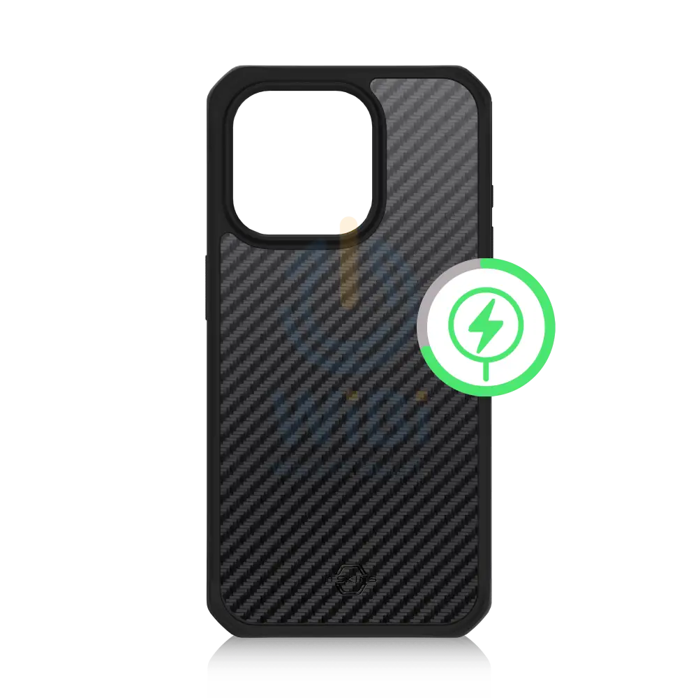 Itskins Ballistic Carbon Magsafe Case - Apple iPhone 15 Pro Max / Black Accessories > Mobiles & Tablets > Mobiles >
