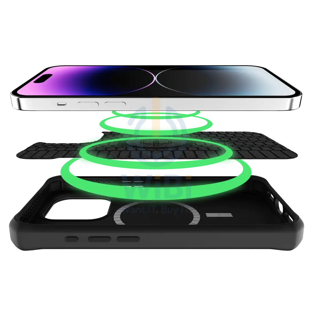 Itskins Ballistic Carbon Magsafe Case - Apple iPhone 15 Pro Max / Black Accessories > Mobiles & Tablets > Mobiles >