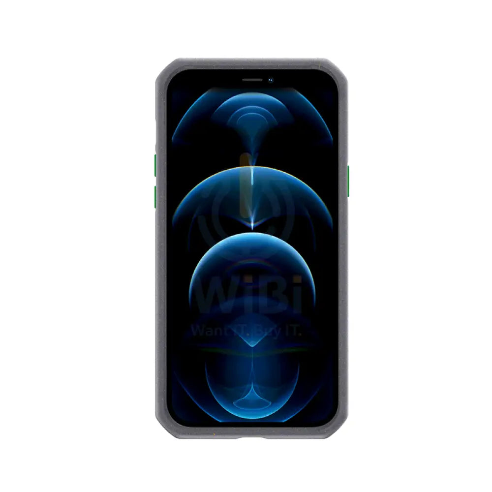 Itskins Biodegradable Case For iPhone 12 & 12 Pro - Grey And Green Accessories > Mobiles & Tablets