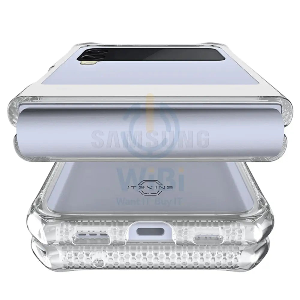 Itskins Hybrid Clear Case - Samsung Galaxy Z Flip 4 / Transparent Accessories > Mobiles & Tablets
