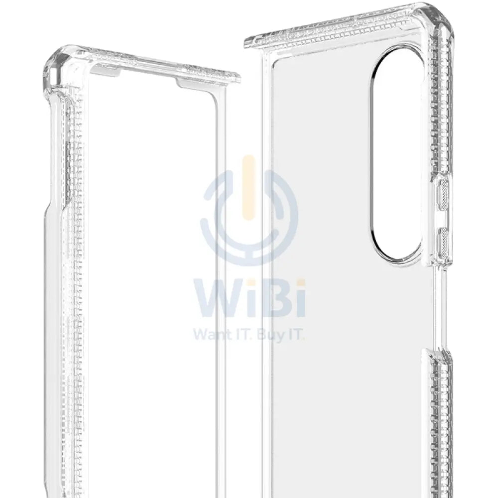 Itskins Hybrid Clear Case With Pen Holder - Samsung Galaxy Z Fold 4 / Transparent Accessories > Mobiles & Tablets