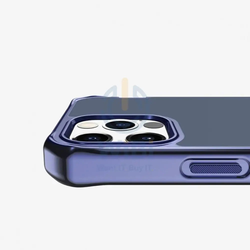 Itskins Hybrid Glass Case - Apple iPhone 12 Pro Max / Deep Blue Accessories > Mobiles & Tablets