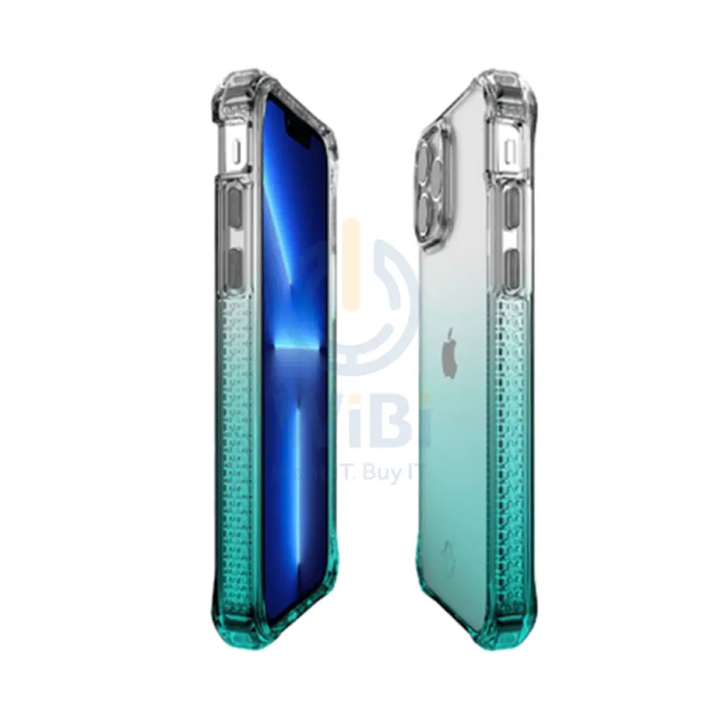 Itskins Hybrid Ombre Cover - Apple iPhone 13 Pro / Teal Accessories > Mobiles & Tablets