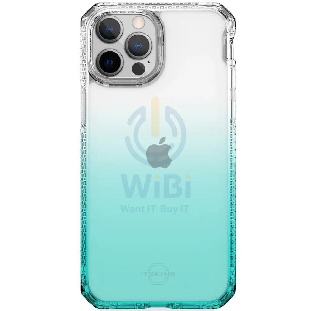 Itskins Hybrid Ombre Cover - Apple iPhone 13 Pro / Teal Accessories > Mobiles & Tablets