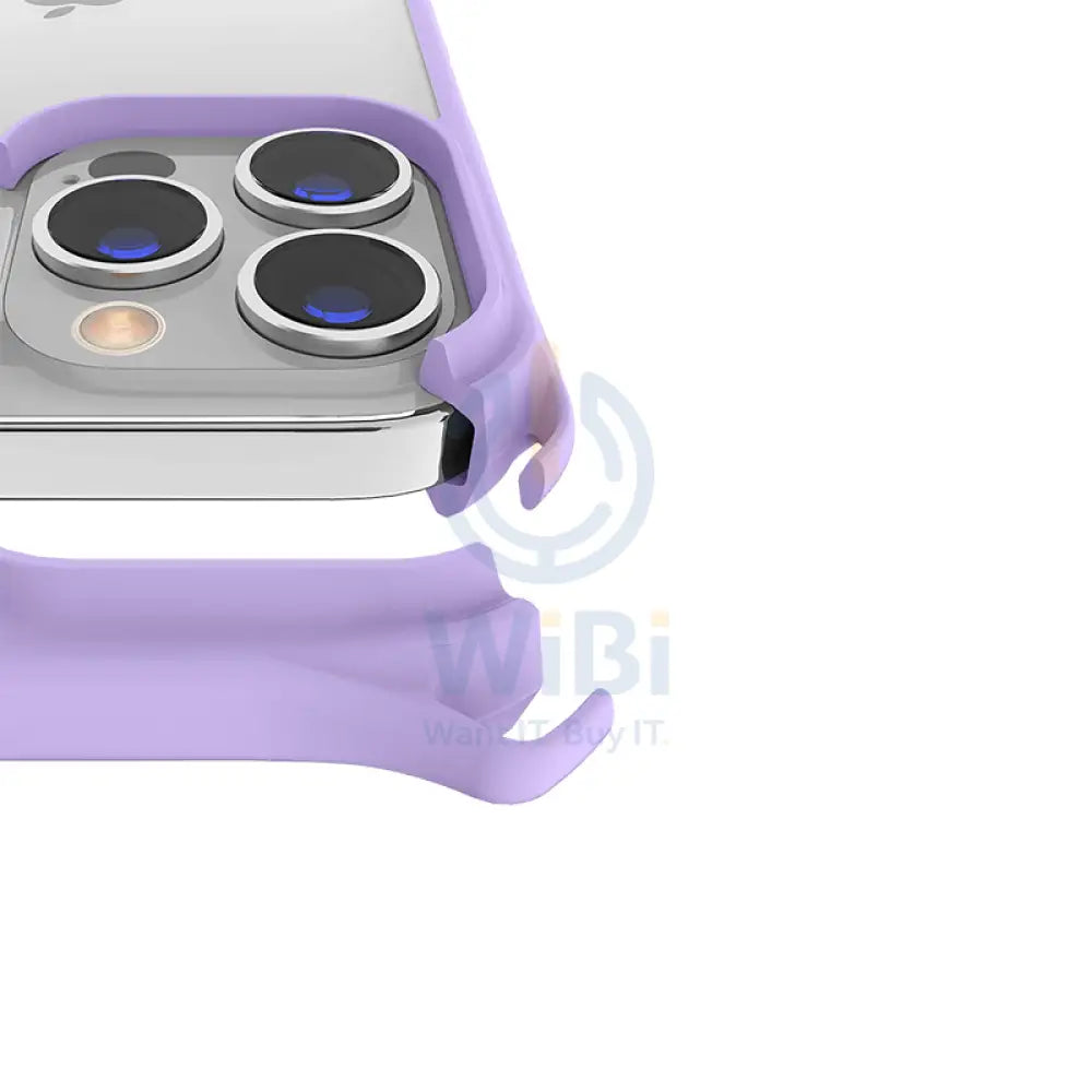 Itskins Hybrid Sling Case - Apple iPhone 13 Pro Max / Light Purple And Transparent Accessories > Mobiles & Tablets