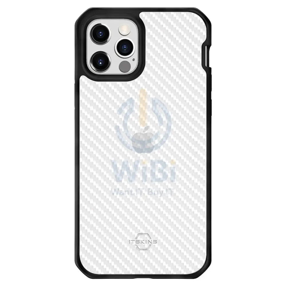 Itskins Hybrid Tek Case - Apple iPhone 12 Pro Max / Black And Transparent Accessories > Mobiles & Tablets