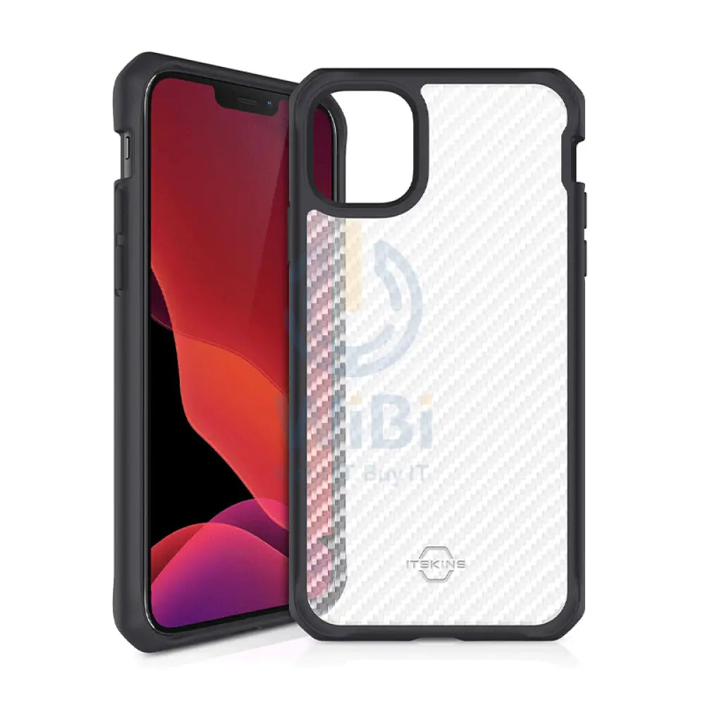 Itskins Hybrid Tek Case - Apple iPhone 12 Pro Max / Black And Transparent Accessories > Mobiles & Tablets