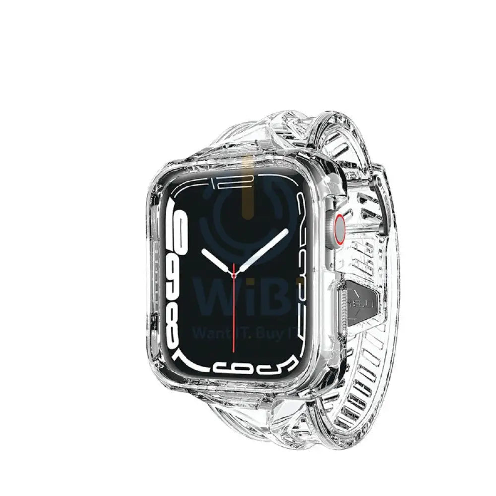 اتسكينز Spectrum شفاف Combo Belt And حافظة Set - 41mm / ابل ساعة 7 / SE / 6 / 5 / 4 / Transparent اكسسوارات >