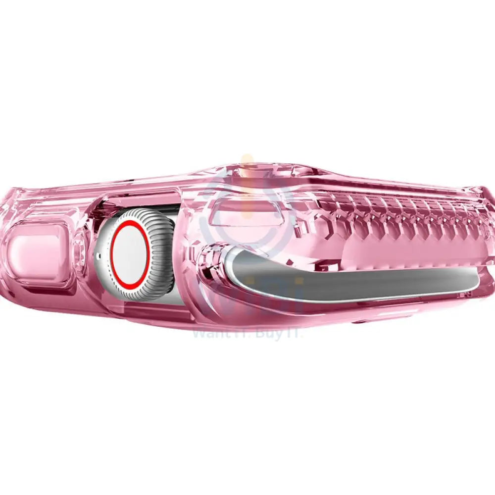 Itskins Spectrum Clear Series Case - 45mm / Apple Watch 7 / Light Pink Accessories > Smart Watches > Cases & Screen