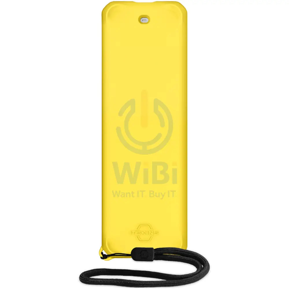 Itskins Spectrum Solid Series Case Antimicrobial For Apple Tv 4K Remote Control - Yellow Accessories > Smart Devices >