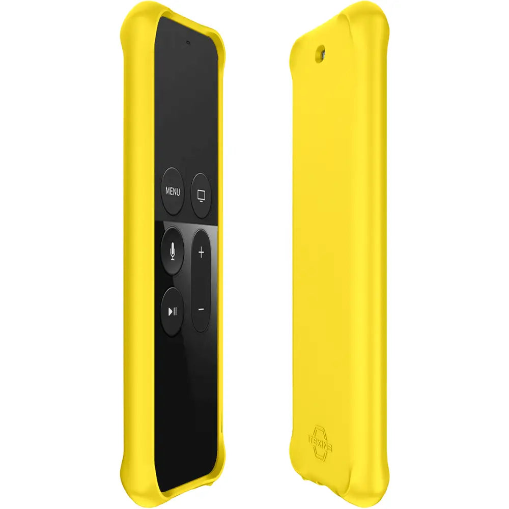 Itskins Spectrum Solid Series Case Antimicrobial For Apple Tv 4K Remote Control - Yellow Accessories > Smart Devices >