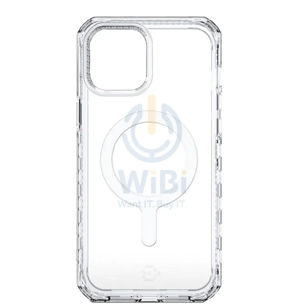 Itskins Supreme Magclear Cover - Apple iPhone 13 Pro / Transparent White Print Accessories > Mobiles & Tablets