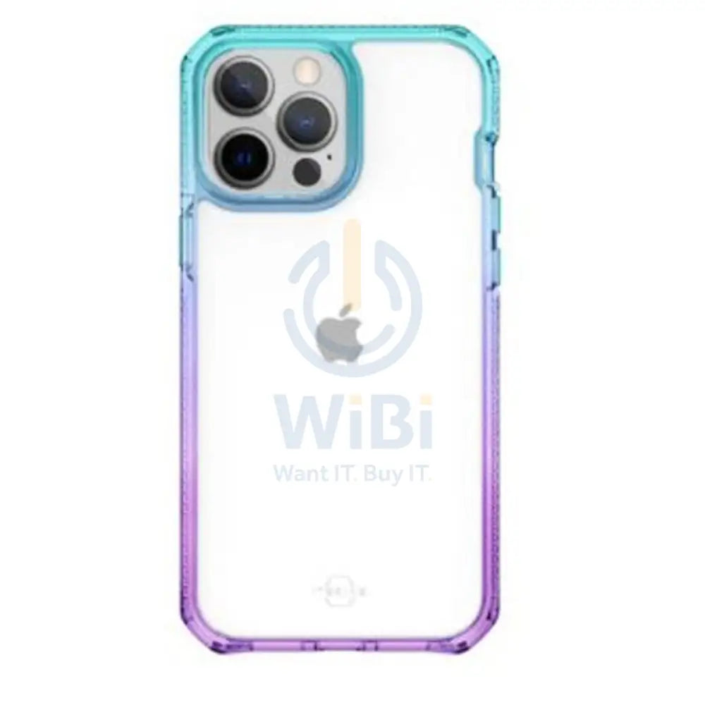 Itskins Supreme Prism Case - Apple iPhone 13 Pro / Light Blue And Light Purple Accessories > Mobiles & Tablets