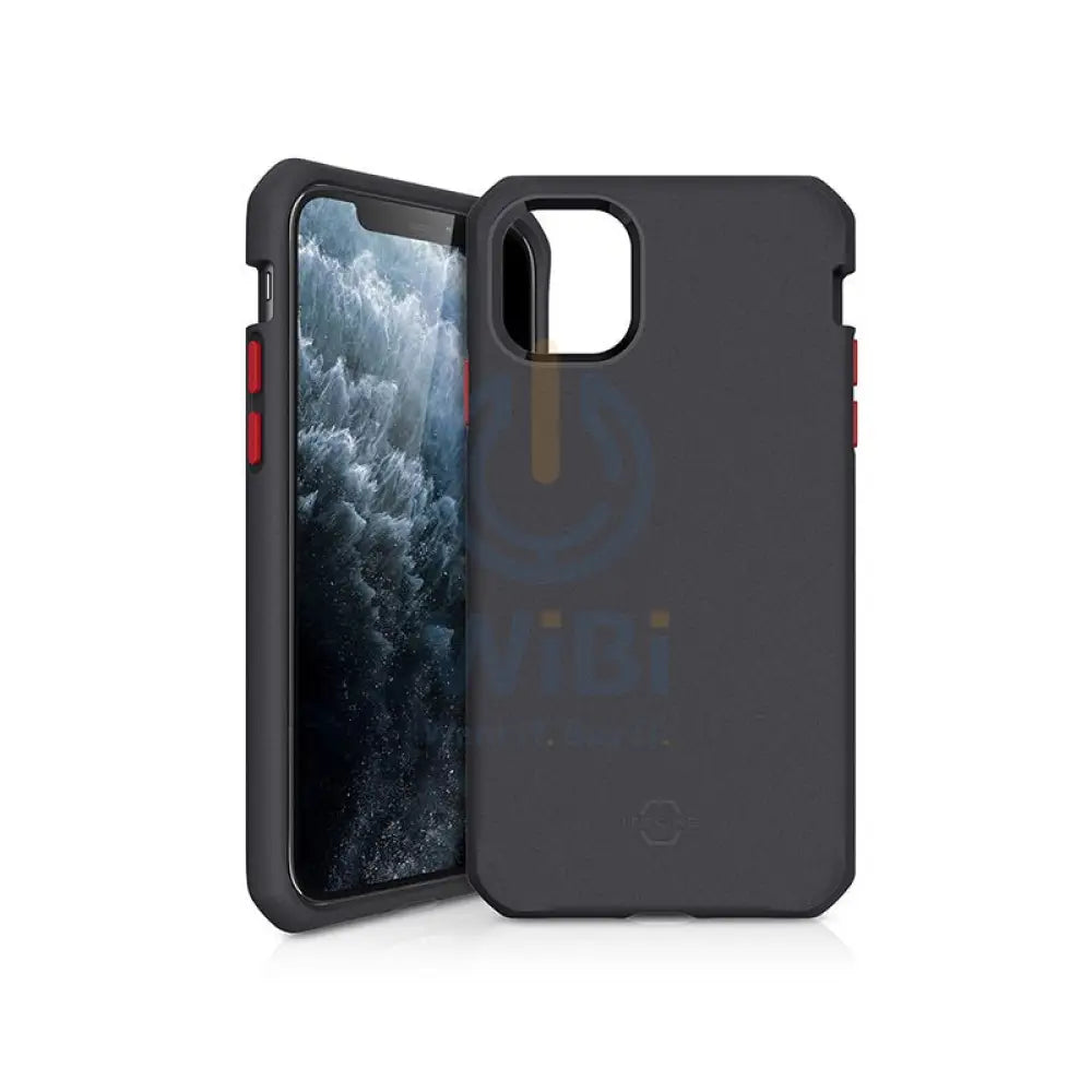Itskins Supreme Solid Case - Apple iPhone 11 Pro / Black & Red Accessories > Mobiles & Tablets