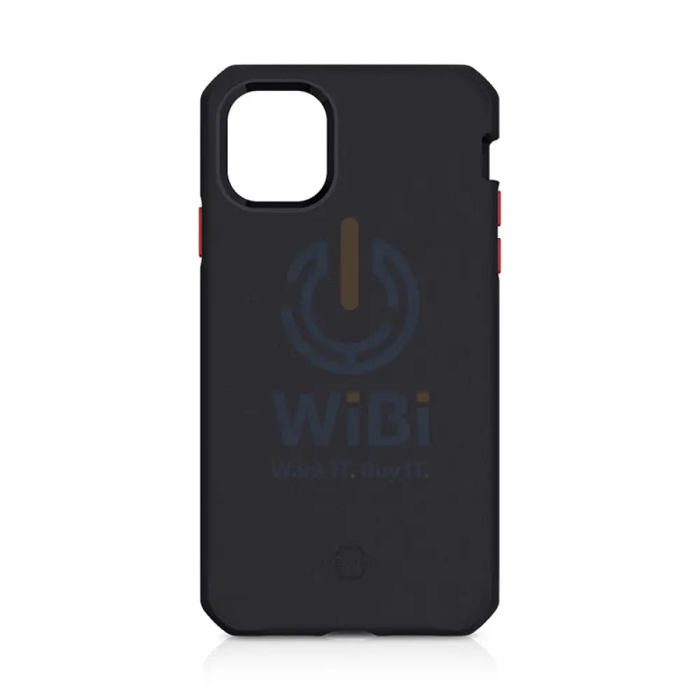 Itskins Supreme Solid Case - Apple iPhone 11 Pro / Black & Red Accessories > Mobiles & Tablets