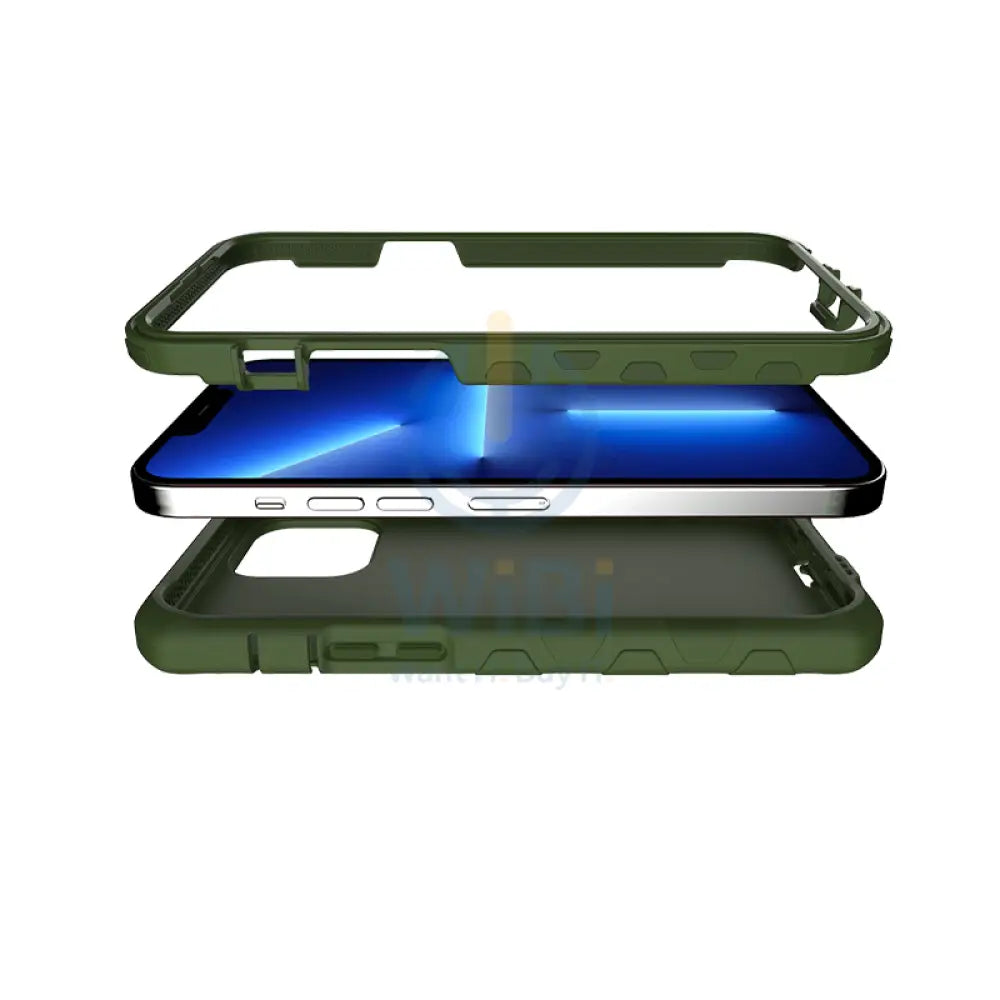 Itskins Supreme Solid Case For iPhone 13 Pro Max - Olive Green Accessories > Mobiles & Tablets