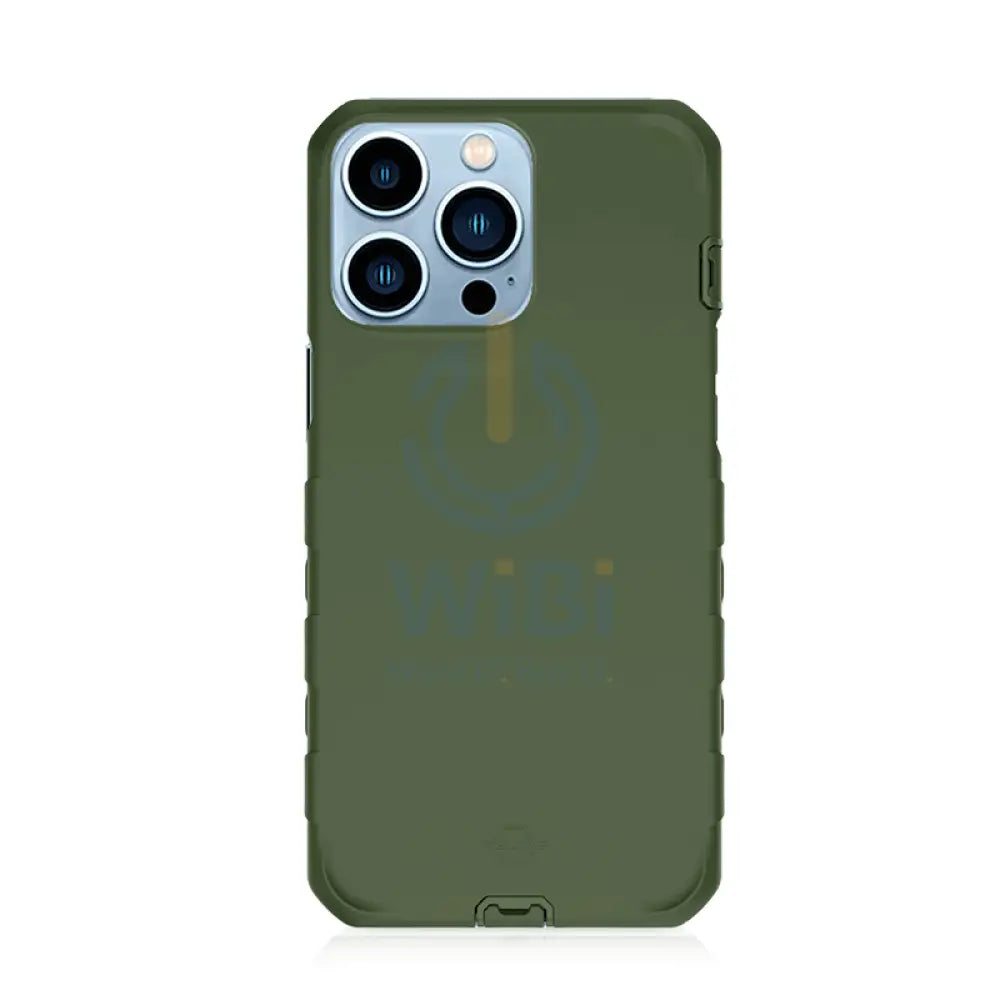 Itskins Supreme Solid Case For iPhone 13 Pro Max - Olive Green Accessories > Mobiles & Tablets