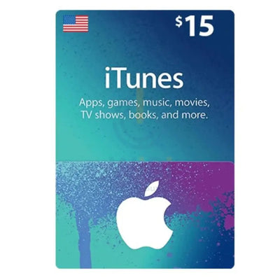 iTunes Gift Card $15 (US) Digital Card Digital Cards