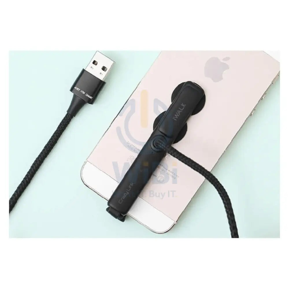 iWALK Crazy Link Gaming Charging Cable - Lightning / 1.2 Meters / Black