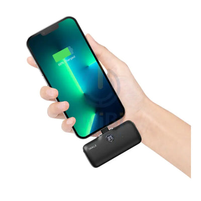 iWALK Linkme Pro Fast Charge 4800 Mah Pocket Battery With Battery Display For iPhone - Black Accessories > Power Bank