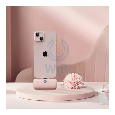 iWALK Linkme Pro Fast Charge 4800 Mah Pocket Battery With Battery Display For iPhone - Pink Accessories > Power Bank >