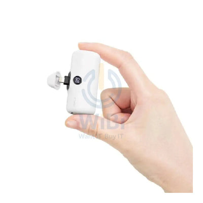 iWalk Linkme Pro Fast Charge 4800 Mah Pocket Battery With Battery Display For iPhone - White Accessories > Power Bank