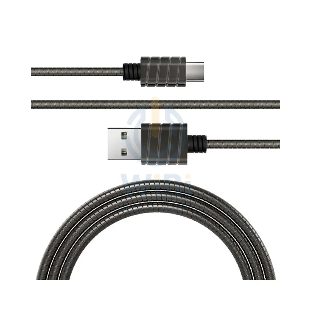iWALK Metallic Cable - USB-C / 1 Meter / Gray