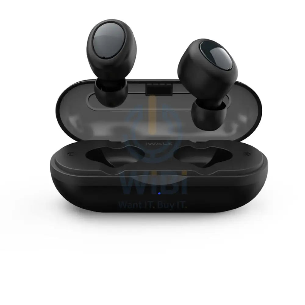 iWALK Smart True Wireless Stereo Earbuds - Bluetooth / 10 Meters / Black