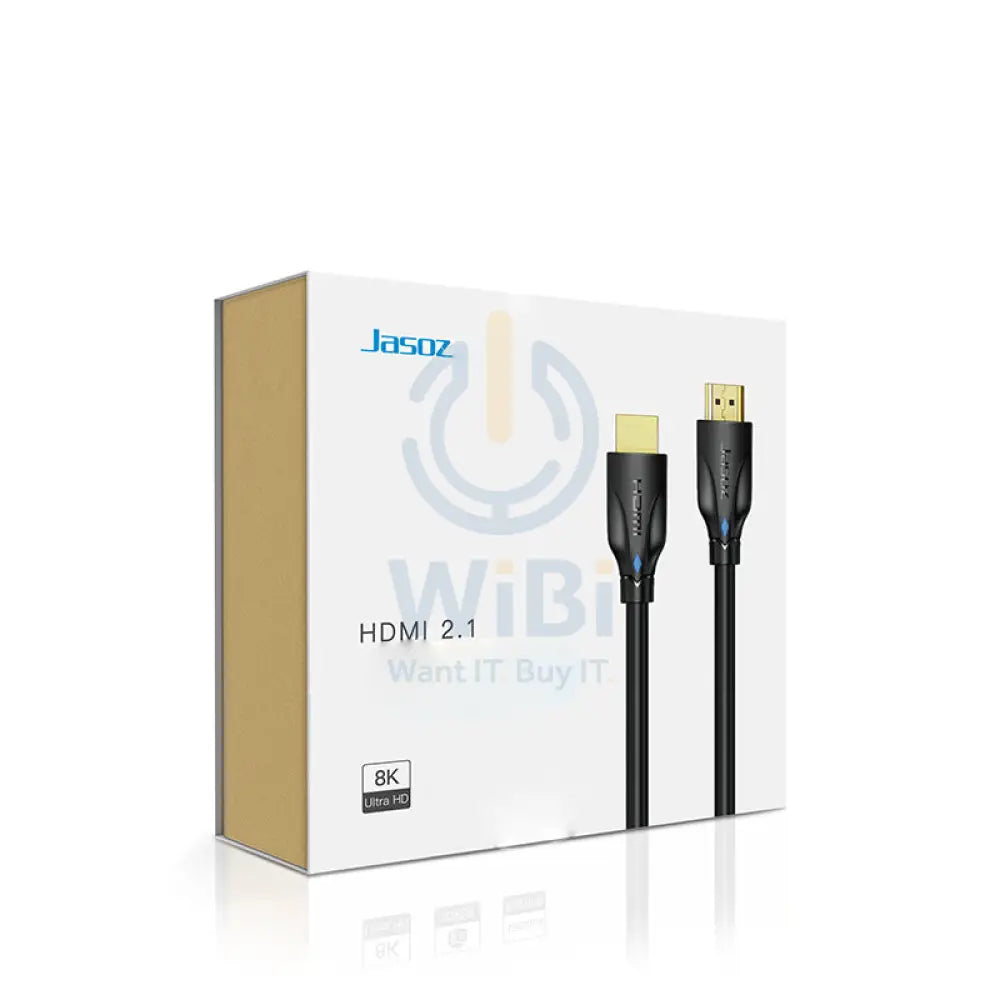 Jasoz A122 HDMI High Definition Cable - 8K / 2 Meter / Black Accessories > Cables & Converters > HDMI Cables