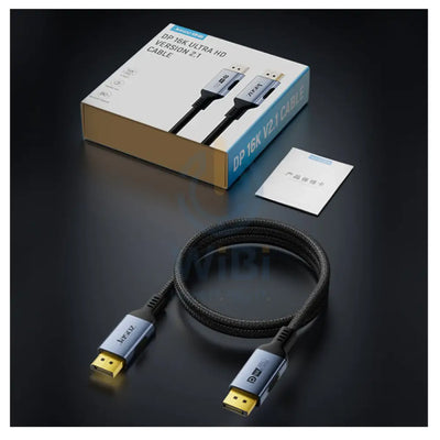 Jasoz A141 DisplayPort 2.1 Cable - 16K / 80Gbps / 3 Meter Accessories > Cables & Converters > DisplayPort Cables