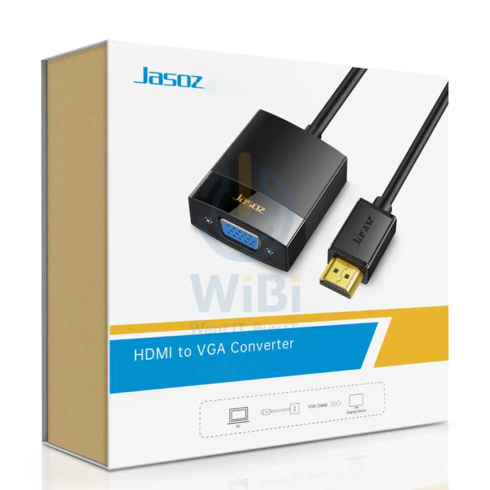 Jasoz G102 HDMI to VGA Converter - Black Accessories > Cables & Converters > Cables