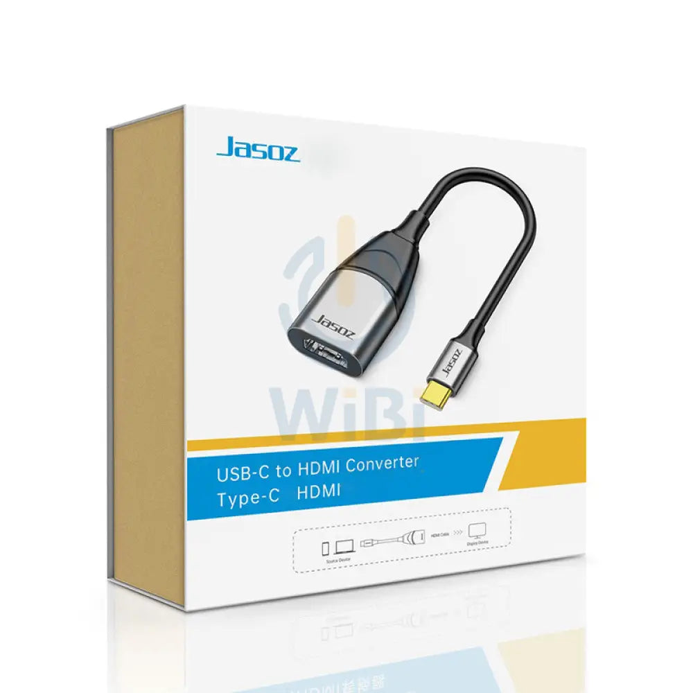 Jasoz H103 Type-C to HDMI Converter - Black/Silver Accessories > Cables & Converters