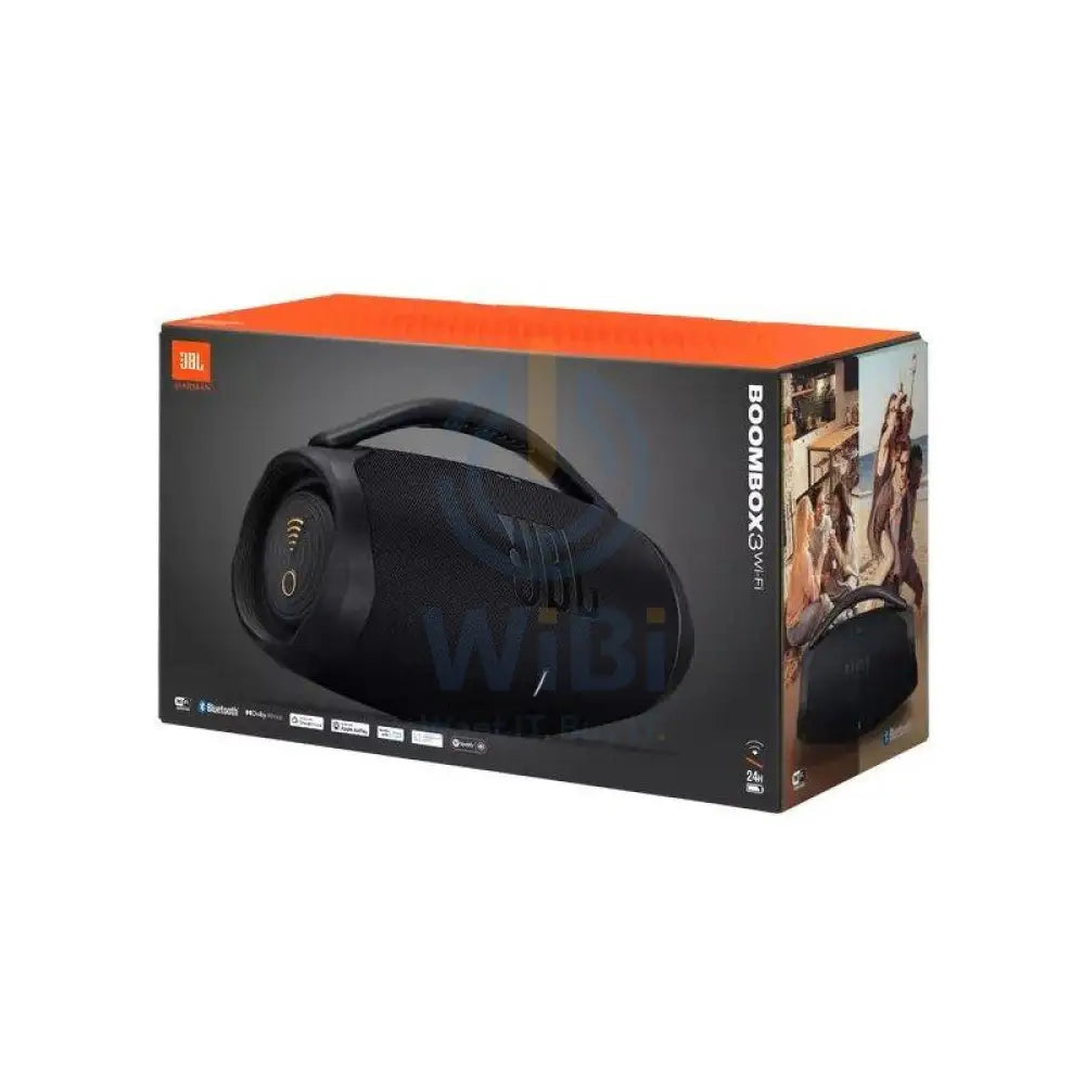 مكبر الصوت JBL Boombox 3 واي-فاي المحمولة - WIFI / بلوتوث - أسود اكسسوارات > الصوت > سماعات