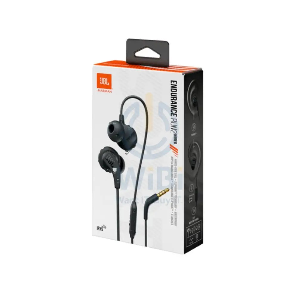 JBL Endurance Run 2 Wired Earphones - Black Accessories > Audio > Headphones
