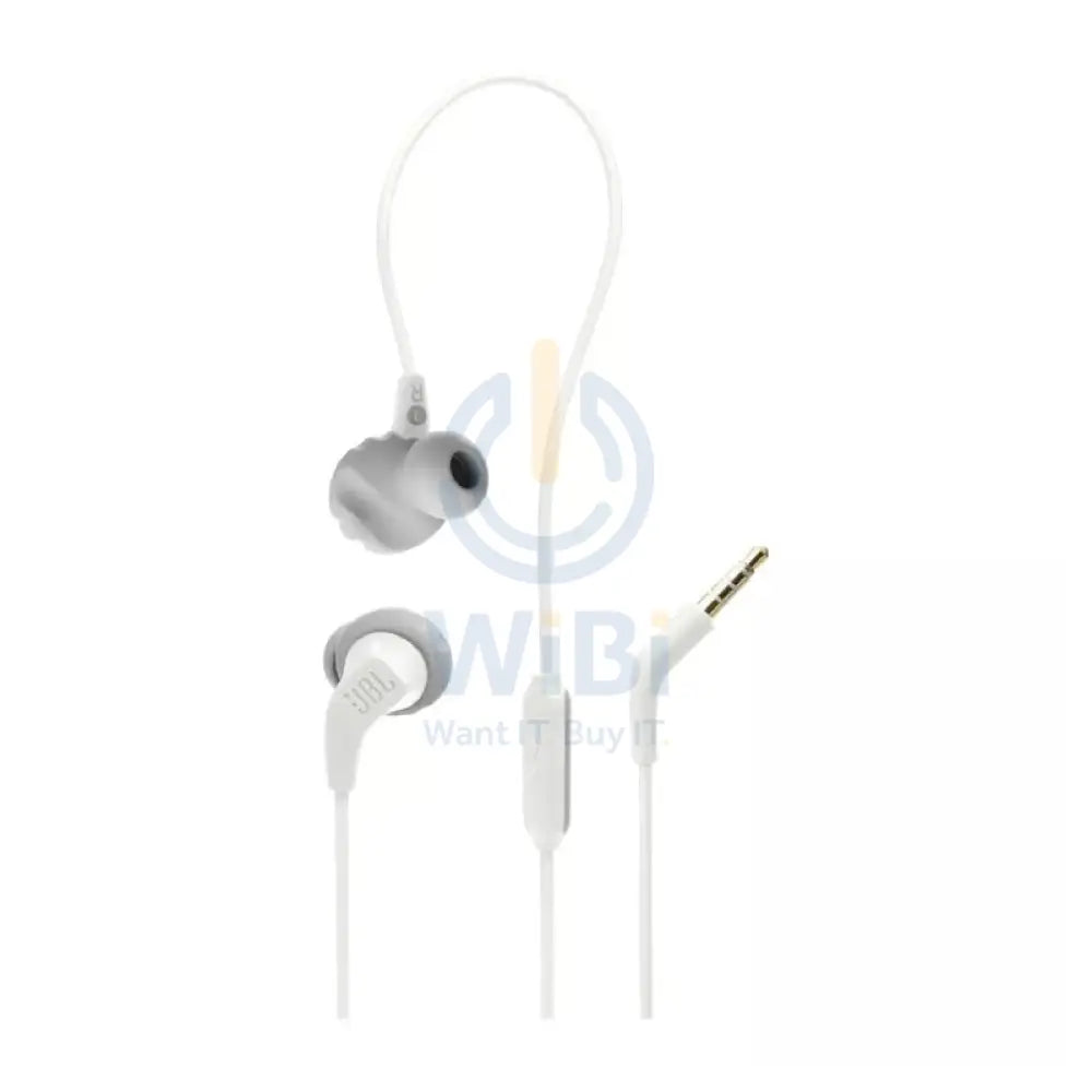 JBL Endurance Run 2 Wired Earphones - White Accessories > Audio > Headphones