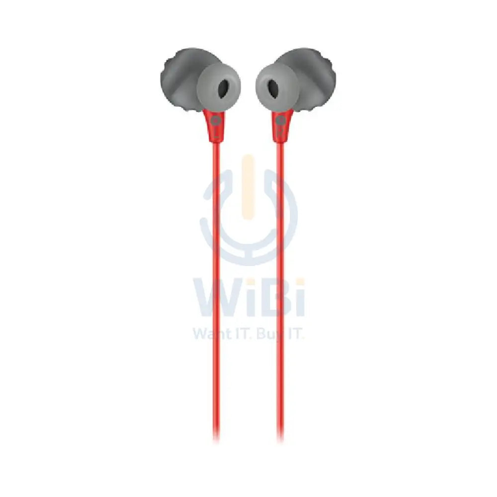 سماعات أذن JBL Endurance Run - 3.5 مم / داخل الاذن / بسلك / أحمر اكسسوارات الصوت > سماعات الرأس