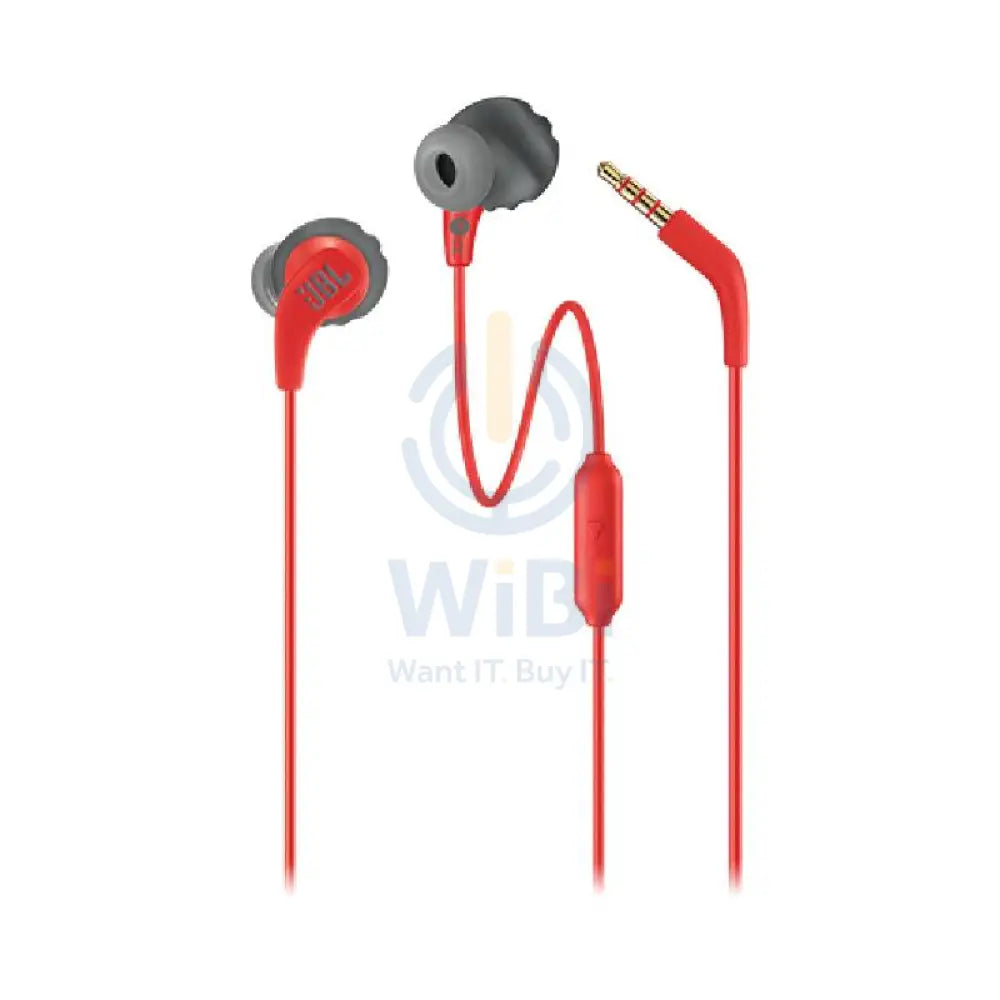 سماعات أذن JBL Endurance Run - 3.5 مم / داخل الاذن / بسلك / أحمر اكسسوارات الصوت > سماعات الرأس