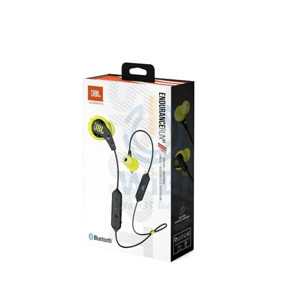 JBL Endurance RunBT Headphones - In-Ear / Wireless / Yellow Accessories > Audio > Headphones