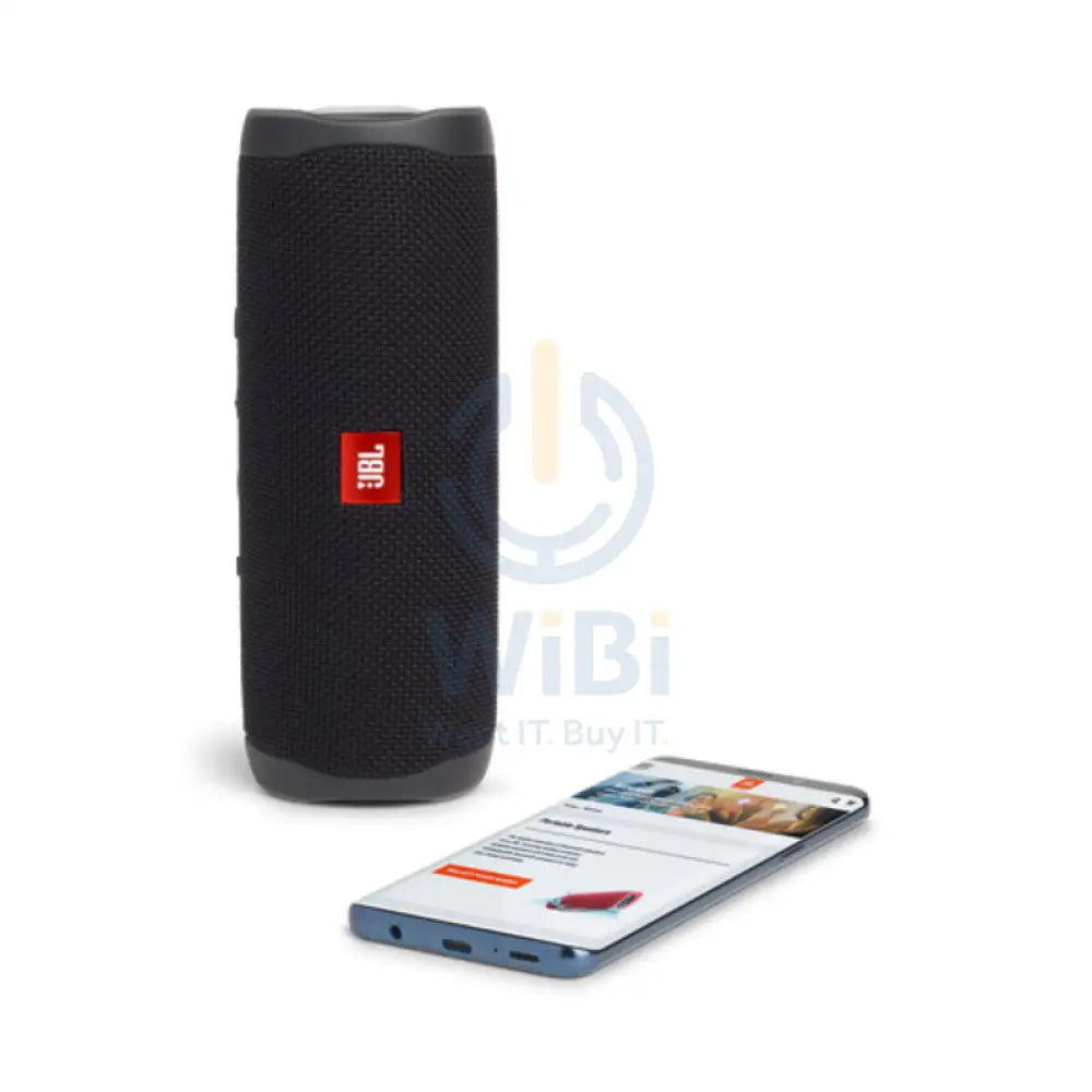 JBL Flip 5 Portable Bluetooth Speaker - 20W / Bluetooth / Black Accessories > Audio > Speakers