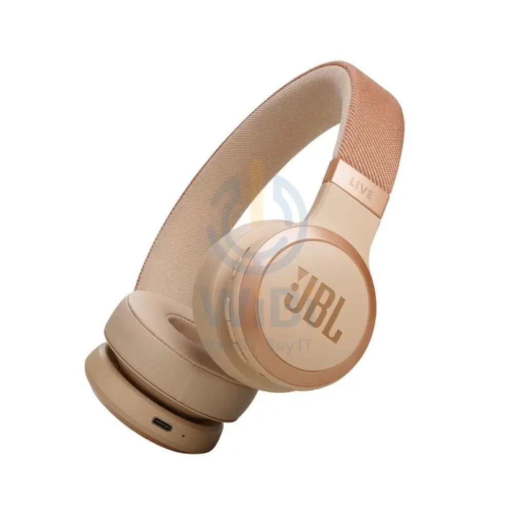 JBL بث 670NC لاسلكي سماعة رأس ملغية للضوضاء - فوق الأذن / لاسلكي / حجر رملي اكسسوارات الصوت > سماعات الرأس
