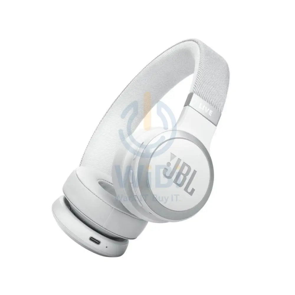 JBL بث 670NC لاسلكي سماعة رأس ملغية للضوضاء - فوق الأذن / لاسلكي / أبيض اكسسوارات الصوت > سماعات الرأس