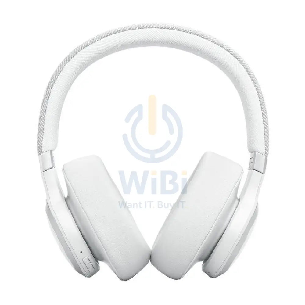 JBL Live 770NC Wireless Noise Cancelling Headphone - Over-ear / Wireless / White Accessories > Audio > Headphones