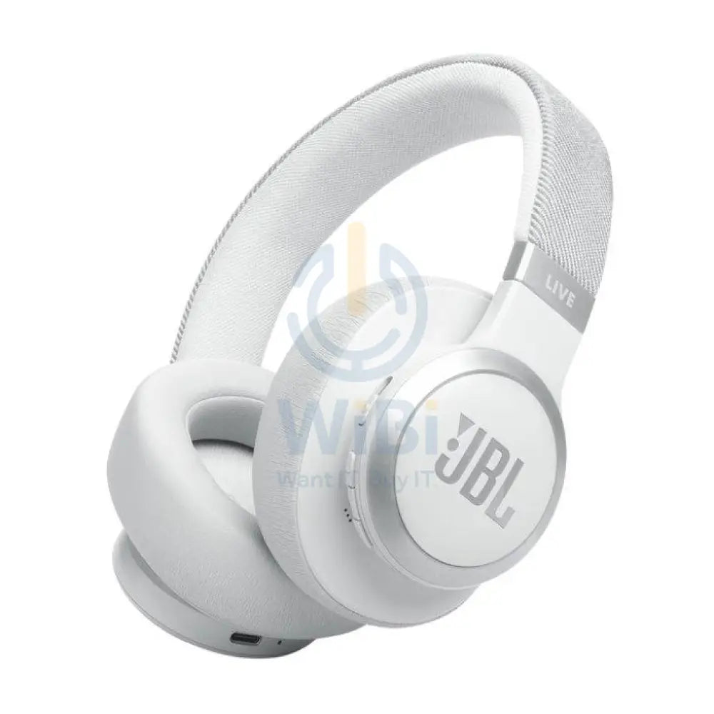 JBL Live 770NC Wireless Noise Cancelling Headphone - Over-ear / Wireless / White Accessories > Audio > Headphones