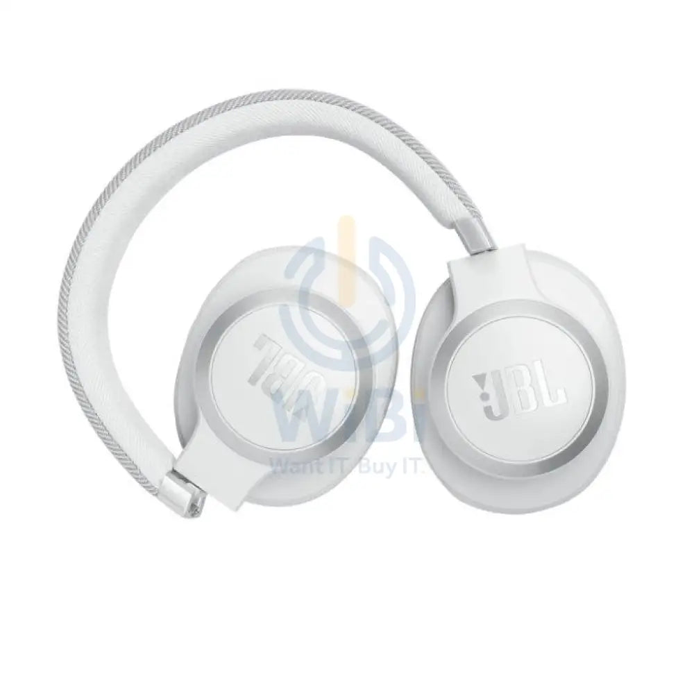 JBL Live 770NC Wireless Noise Cancelling Headphone - Over-ear / Wireless / White Accessories > Audio > Headphones