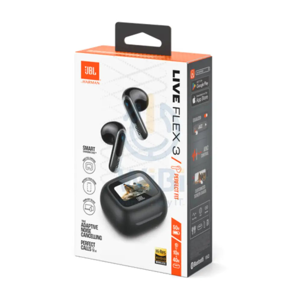 JBL Live Flex 3 Wireless Earbud - In-Ear / Bluetooth / Black Accessories > Audio > Headphones