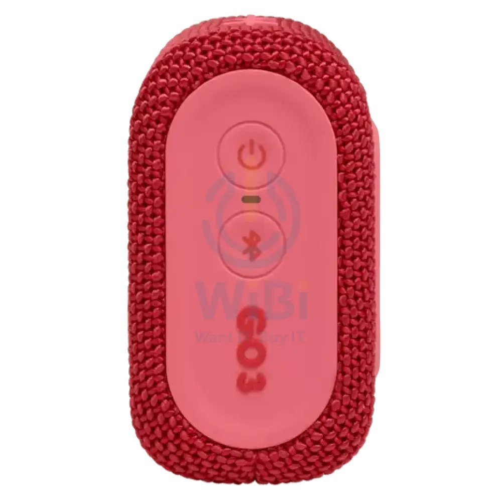 JBL Portable Bluetooth Speaker Go 3 - Red Accessories > Audio > Speakers