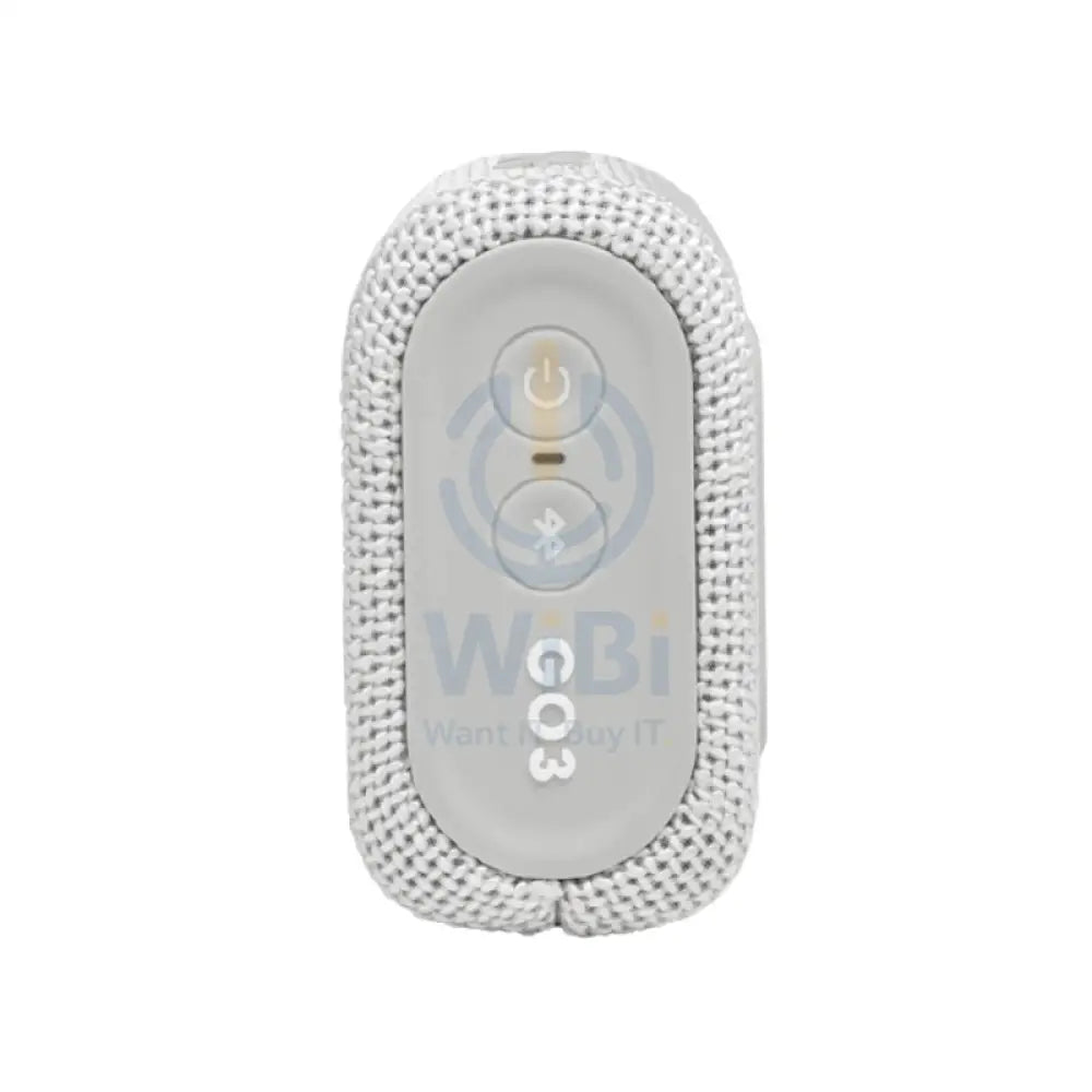 JBL Portable Bluetooth Speaker Go 3 - White Accessories > Audio > Speakers