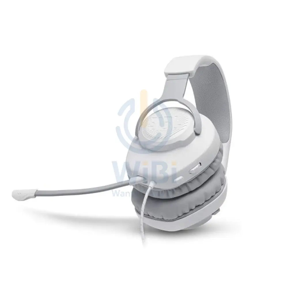 JBL Quantum 100 Wired Over-Ear Gaming Headphones - White Accessories > Audio > Headphones > Gaming Zone