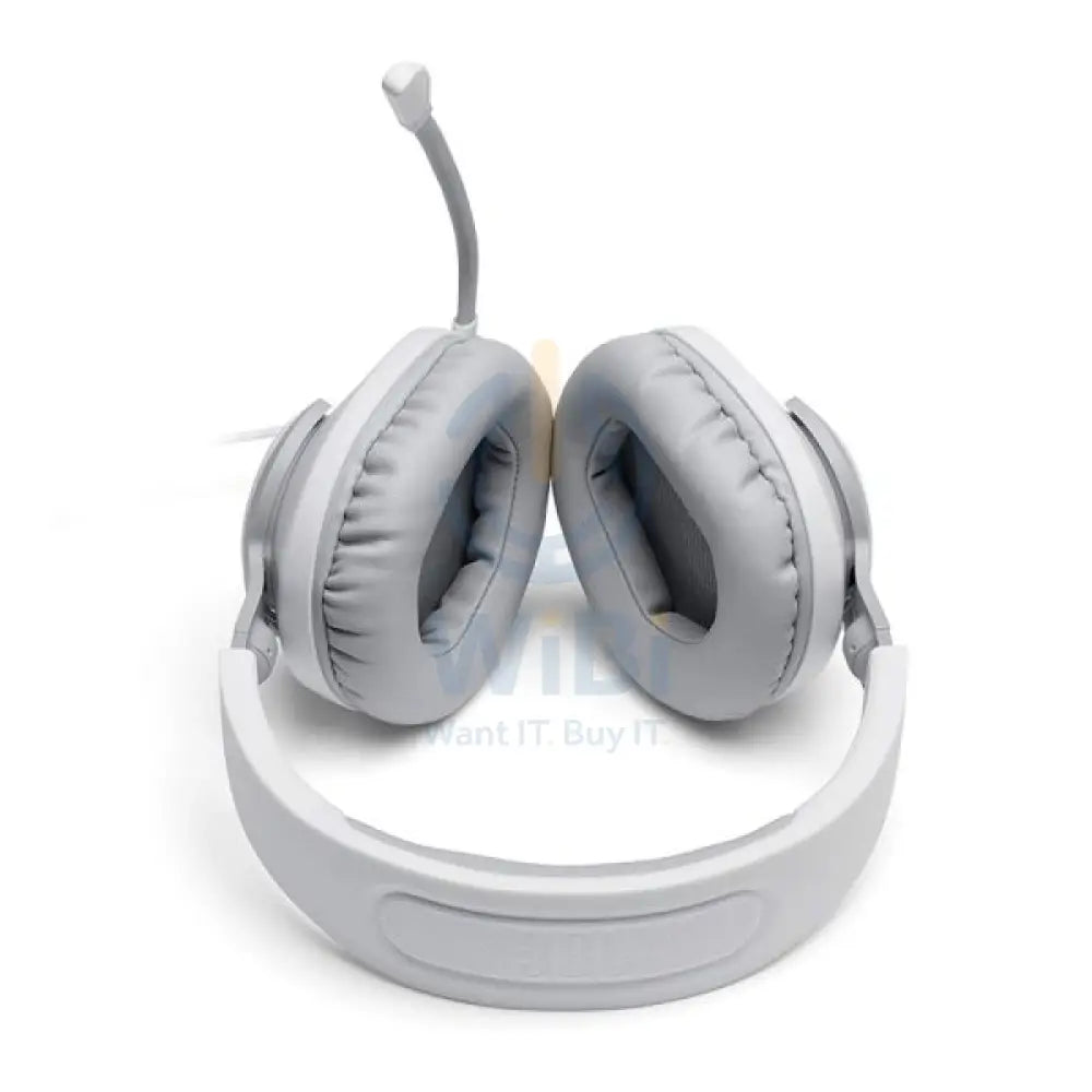 JBL Quantum 100 Wired Over-Ear Gaming Headphones - White Accessories > Audio > Headphones > Gaming Zone